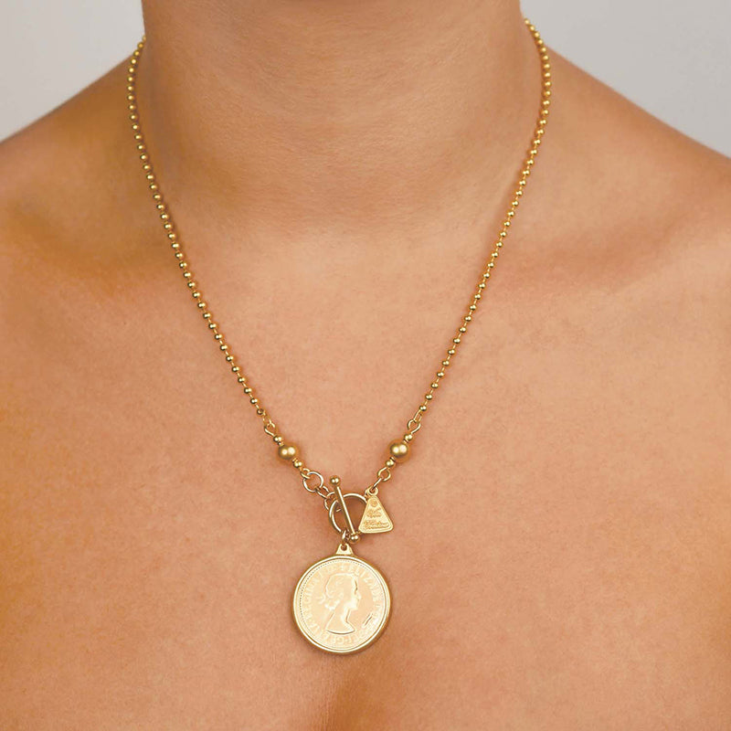 SHILLING COIN NECKLACE